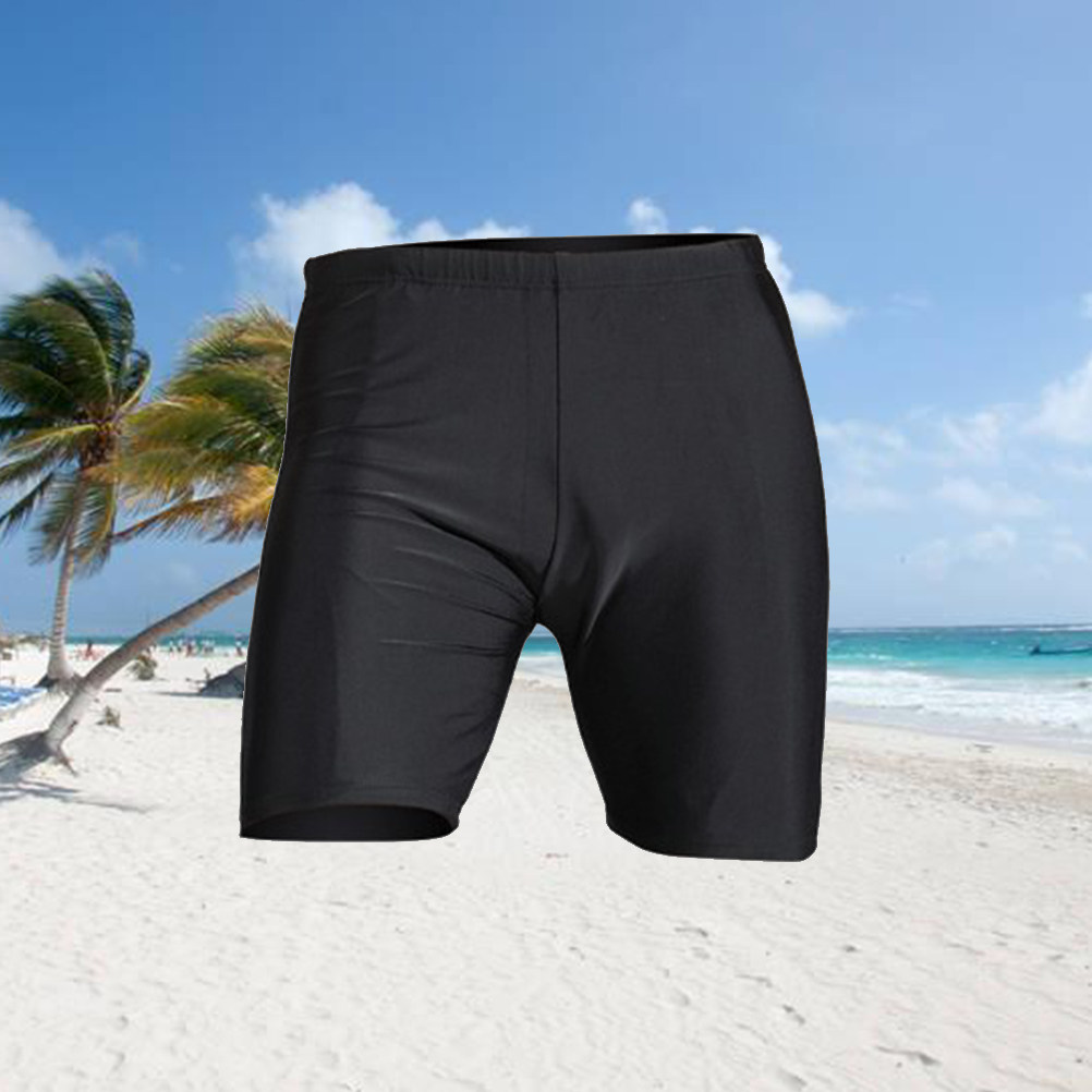 Men Black Nylon Compression Sw - Compression Shorts Athletes 评论和价格