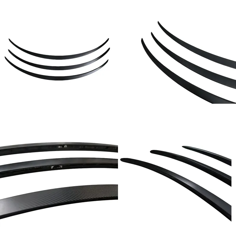 True Carbon Fiber Rear Spoiler - Bamboo Fiber Trunk 评论和价格