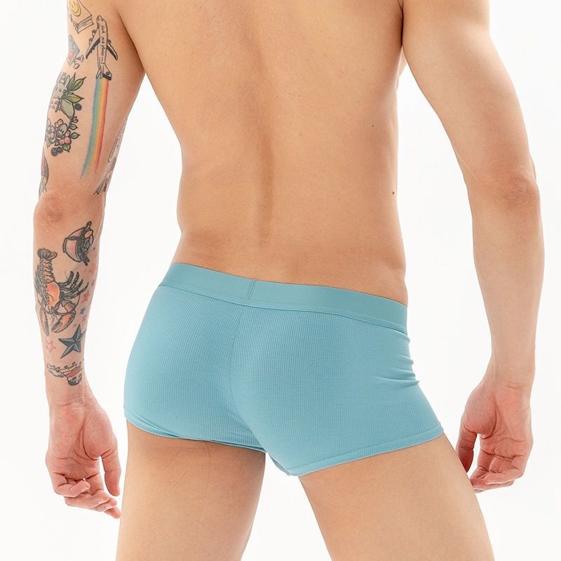 Men Underwear Soft Boxers Mid  - Boxer Shorts Modal 评论和价格