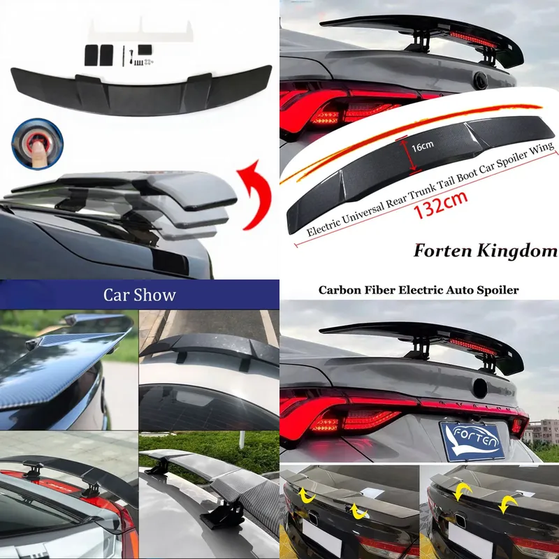 Carbon Fiber Spoiler Automatic - Bamboo Fiber Trunk 评论和价格